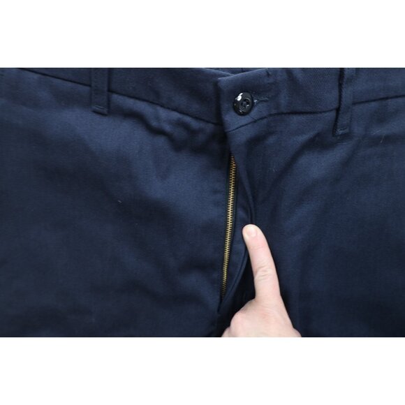 Deadstock Vintage Bulwark FR Mens 36x30 Fire Flame Resistant Workwear Pants Blue - Picture 6 of 16